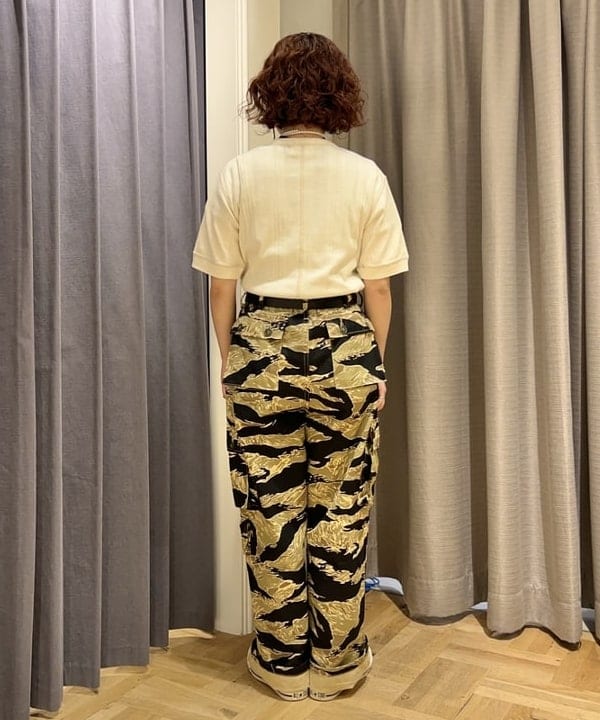 まつむさんの「BEAMS WOMEN｜ボーイ ベーシック Tシャツ」を使ったコーディネート