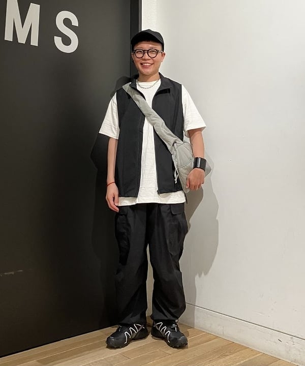 土田 達也さんの「BEAMS WOMEN｜WAREHOUSE & CO. / 別注 ステンシル13 Tシャツ」を使ったコーディネート