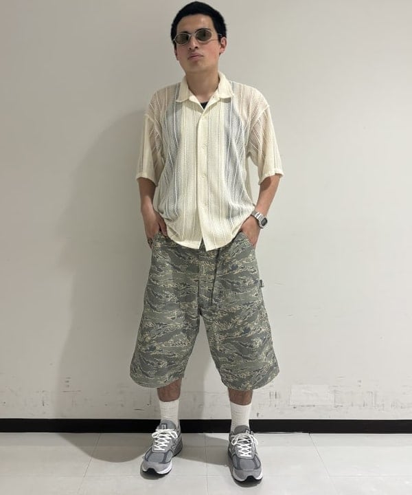 ディクソン 太陽さんの「BEAMS WOMEN｜BEAMS / ダブルニー ショートパンツ」を使ったコーディネート