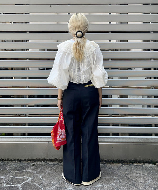 ナツハさんの「BEAMS WOMEN｜BEAMS BOY / イレギュラー バンダナ バッグ」を使ったコーディネート