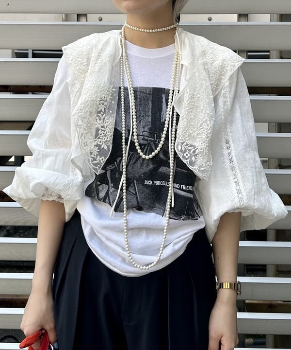 ナツハさんの「BEAMS WOMEN｜BEAMS BOY / イレギュラー バンダナ バッグ」を使ったコーディネート