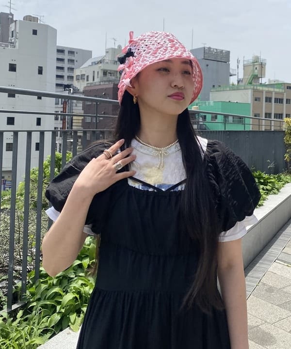 ayaさんの「BEAMS WOMEN｜Ray BEAMS / リボン パール ネックレス」を使ったコーディネート