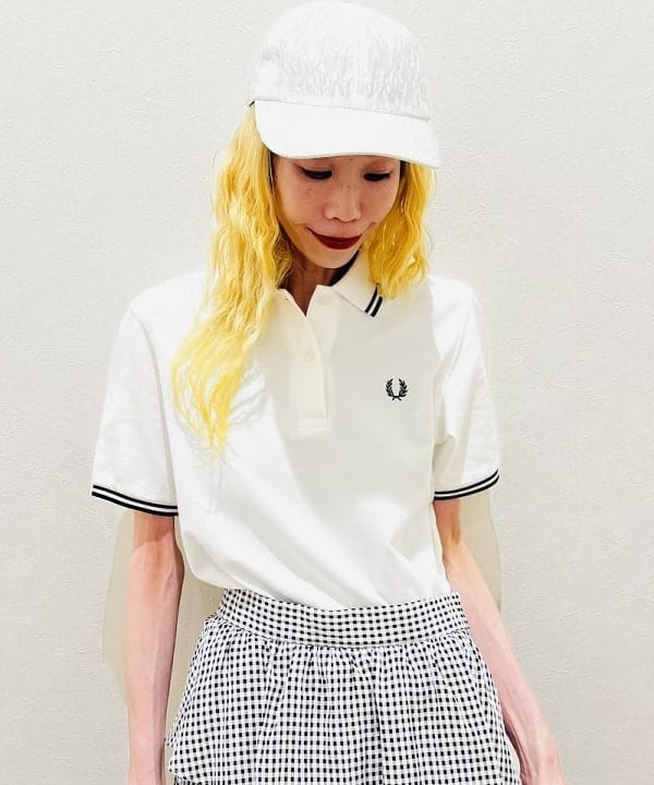ひるてぃさんの「BEAMS WOMEN｜Ray BEAMS / シアー ギンガム ティアード スカート」を使ったコーディネート