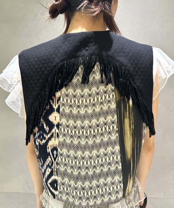 ササキさんの「BEAMS WOMEN｜Ray BEAMS / チュール レイヤー フリル スリーブ Tシャツ」を使ったコーディネート