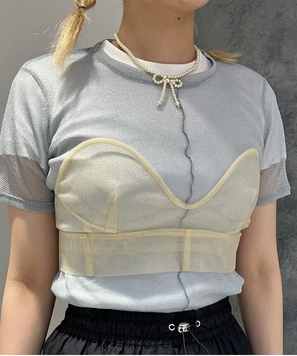 シマダリツコさんの「BEAMS WOMEN｜ﾗﾒﾁｭｰﾙｾﾝﾀｰｼｰﾑT」を使ったコーディネート