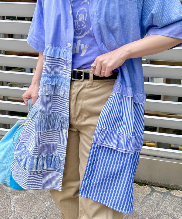 コウリキ　マミさんの「BEAMS WOMEN｜【別注】BUZZ RICKSON'S / チノパンツ」を使ったコーディネート