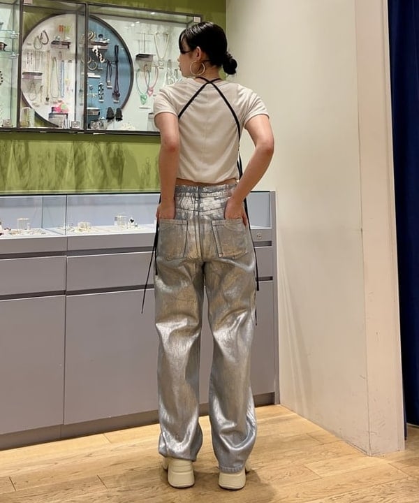 ayaneさんの「BEAMS WOMEN｜Ray BEAMS / 箔 プリント リブ Tシャツ」を使ったコーディネート