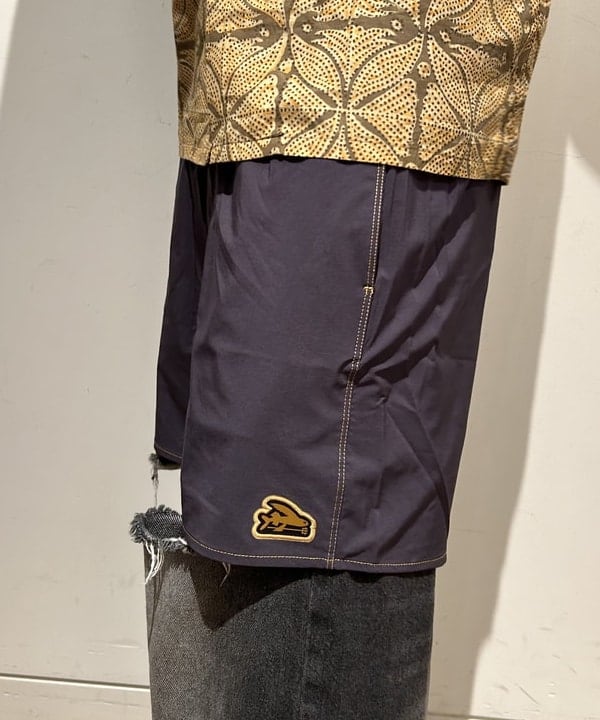 佐藤 大斗さんの「BEAMS WOMEN｜BEAMS PLUS / ブロックプリント ショートスリーブ オープンカラー シャツ」を使ったコーディネート