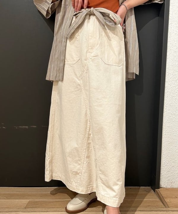 佐藤 亜美さんの「BEAMS WOMEN｜丸胴 テレコ Tシャツ」を使ったコーディネート