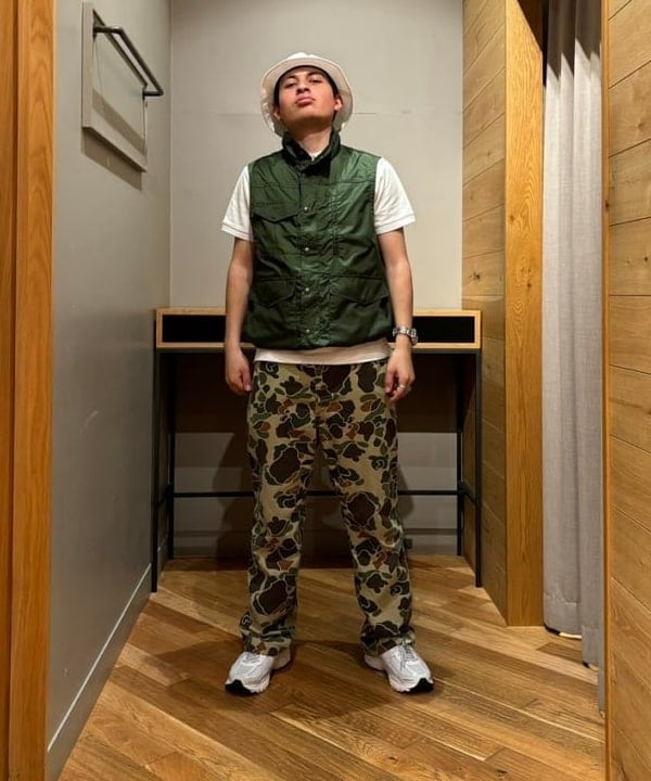 ディクソン 太陽さんの「BEAMS WOMEN｜BEAMS / ワンポイント ストレッチ ポロシャツ 24SS」を使ったコーディネート