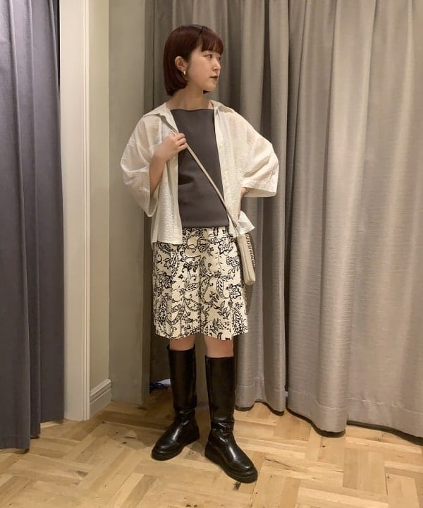 中川　ゆららさんの「BEAMS WOMEN｜ヘルシー ニットキャミソール .M」を使ったコーディネート