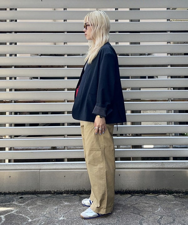 ナツハさんの「BEAMS WOMEN｜ボーイ ベーシック Tシャツ」を使ったコーディネート