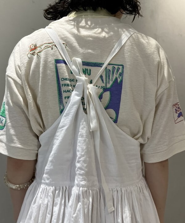 小原 もこさんの「BEAMS WOMEN｜STAR OF HOLLYWOOD / Rock 'n' Roll Guitar Short Sleeve Shirt」を使ったコーディネート