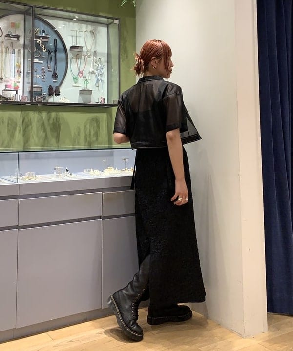 れいなさんの「BEAMS WOMEN｜Ray BEAMS / 配色ステッチ シアー シャツ」を使ったコーディネート