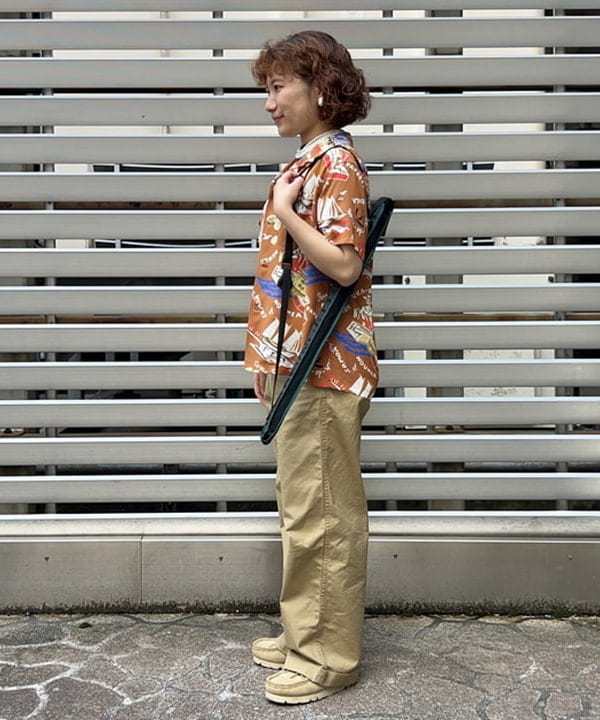 まつむさんの「BEAMS WOMEN｜BEAMS BOY / 樹脂 パール ロング ネックレス」を使ったコーディネート
