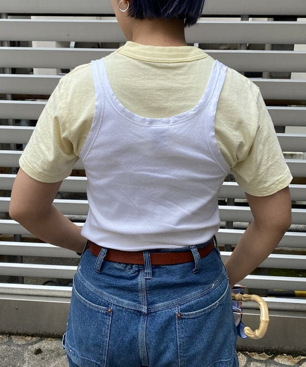 オカモト ミサキさんの「BEAMS WOMEN｜BEAMS BOY / 晴雨兼用 カラフル 長傘」を使ったコーディネート