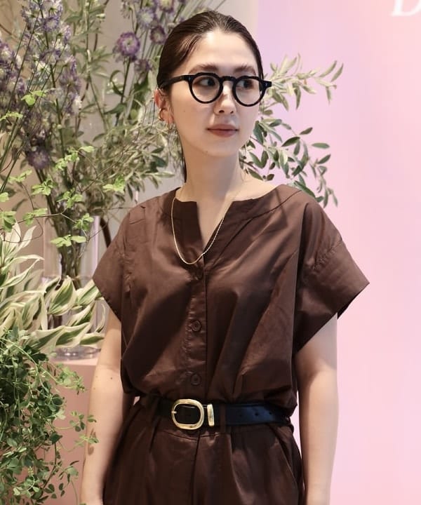 佐藤 美樹さんの「BEAMS WOMEN｜Devotion TWINS / コットン ショートスリーブ ジャンプスーツ」を使ったコーディネート