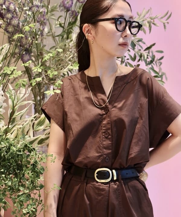 佐藤 美樹さんの「BEAMS WOMEN｜Devotion TWINS / コットン ショートスリーブ ジャンプスーツ」を使ったコーディネート
