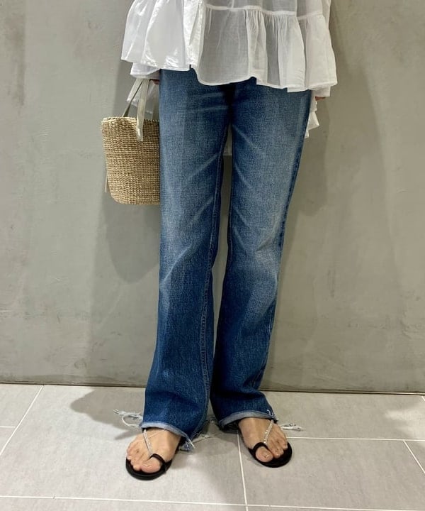 五十峯 さよさんの「BEAMS WOMEN｜VIOLAd’ORO / MIRO アバカメッシュ ポシェット」を使ったコーディネート