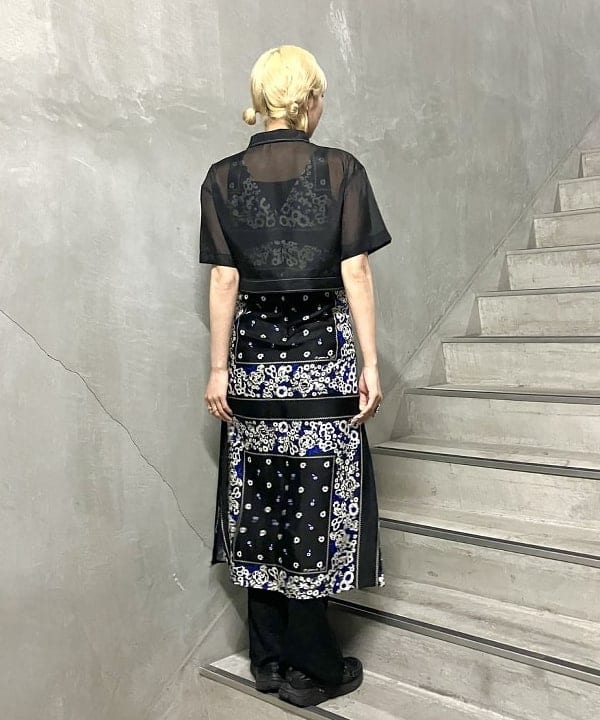 シマダリツコさんの「BEAMS WOMEN｜Ray BEAMS / カット レース シアー パンツ」を使ったコーディネート
