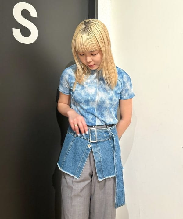 sakuraさんの「BEAMS WOMEN｜Ray BEAMS / デニム プリント Tシャツ」を使ったコーディネート