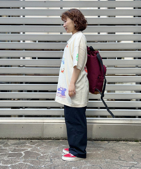 まつむさんの「BEAMS WOMEN｜BEAMS BOY / 樹脂 パール ロング ネックレス」を使ったコーディネート