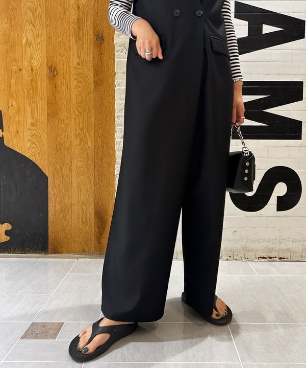 川口 恵さんの「BEAMS WOMEN｜Le minor / マドモアゼル バックUネック カットソー」を使ったコーディネート