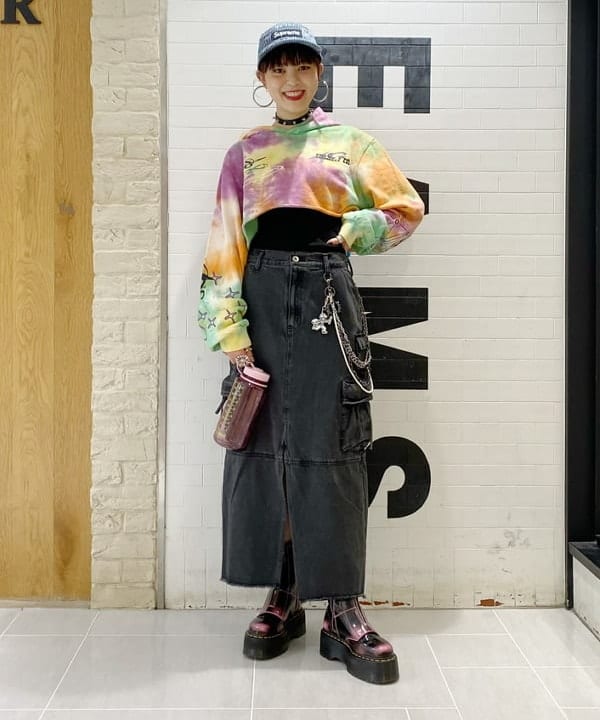 りかちょび/岸本梨佳さんの「BEAMS WOMEN｜nalgene × bPr BEAMS / 別注 Tritan 広口1.0L ボトル 2024」を使ったコーディネート