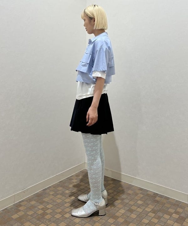 あさひさんの「BEAMS WOMEN｜MIYAO × Ray BEAMS / 別注 NOUS SOMMES DES FLEURS Tシャツ」を使ったコーディネート