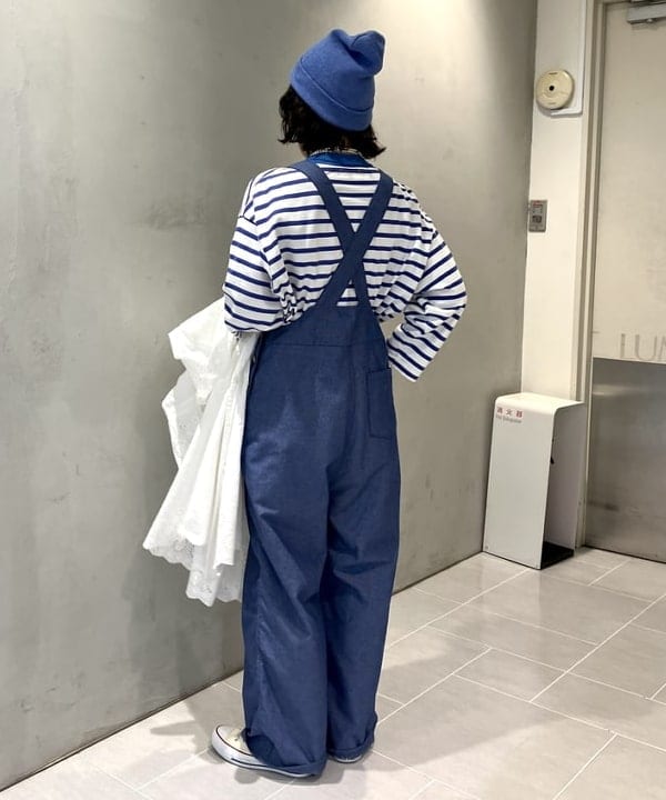 小原 もこさんの「BEAMS WOMEN｜BEAMS BOY / 樹脂 パール ロング ネックレス」を使ったコーディネート