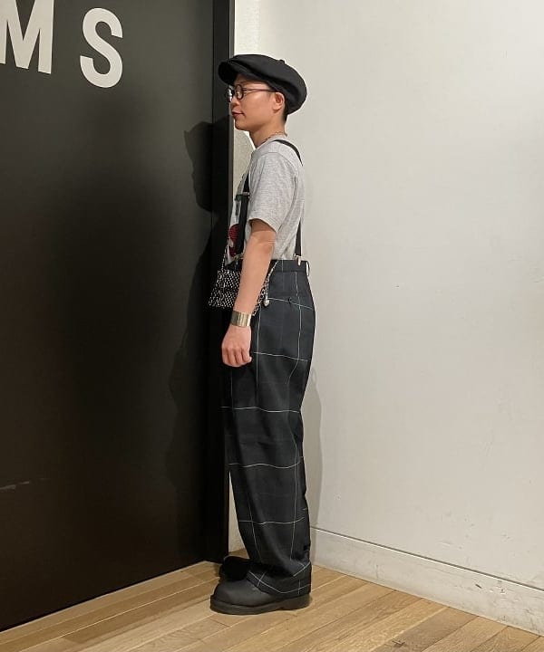 土田 達也さんの「BEAMS WOMEN｜BEAMS PLUS / スエード バイザー リネン キャスケット」を使ったコーディネート