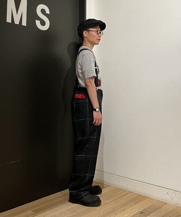 土田 達也さんの「BEAMS WOMEN｜BEAMS PLUS / スエード バイザー リネン キャスケット」を使ったコーディネート
