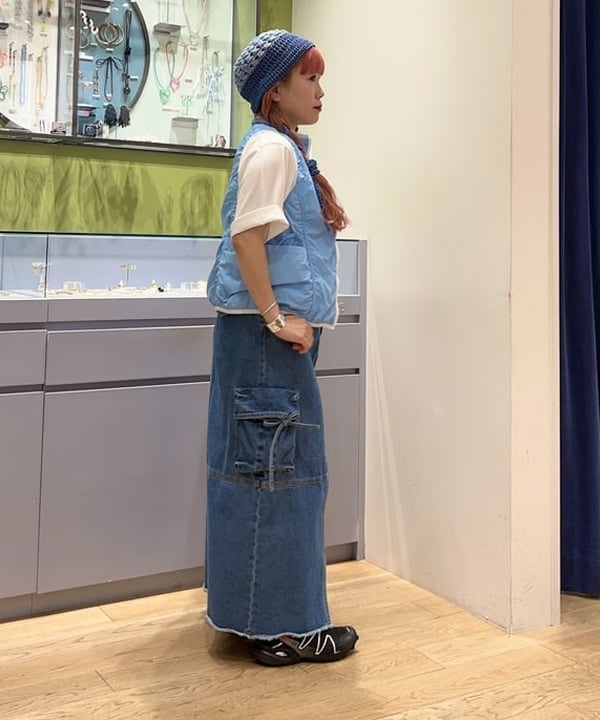 オカベ　アヤカさんの「BEAMS WOMEN｜Ray BEAMS / デニム カーゴ スカート」を使ったコーディネート