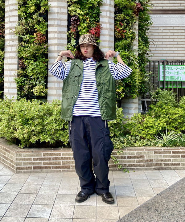 りくっしーさんの「BEAMS WOMEN｜SIERRA DESIGNS × BEAMS PLUS / 別注 PACKABLE PANAMINT VEST」を使ったコーディネート