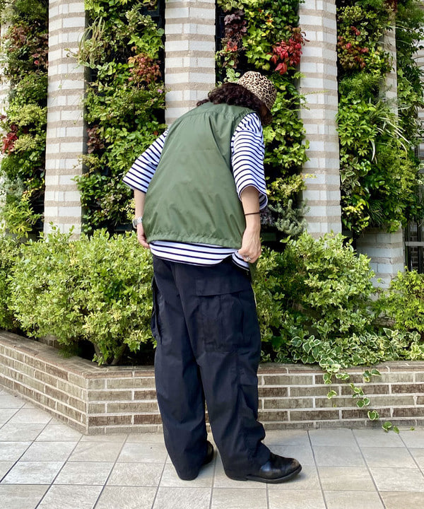 りくっしーさんの「BEAMS WOMEN｜SIERRA DESIGNS × BEAMS PLUS / 別注 PACKABLE PANAMINT VEST」を使ったコーディネート