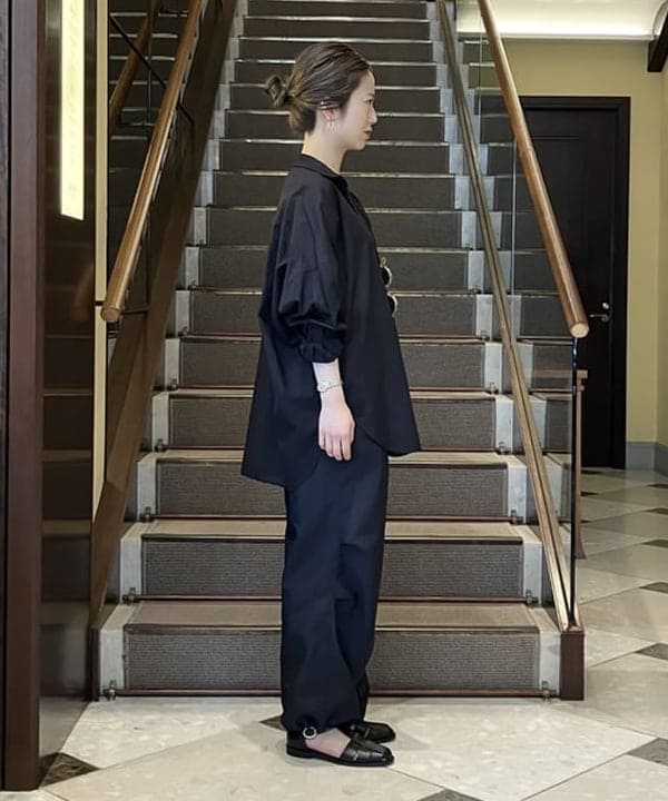 蒲原 捺美さんの「BEAMS WOMEN｜丸胴 テレコ タンクトップ」を使ったコーディネート