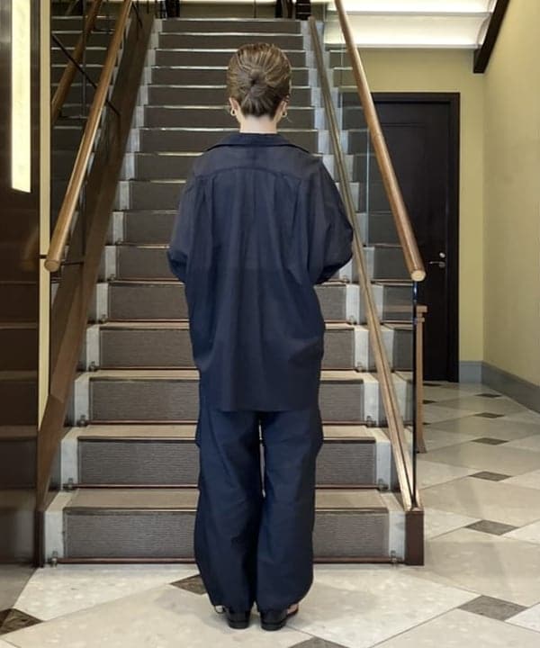 蒲原 捺美さんの「BEAMS WOMEN｜丸胴 テレコ タンクトップ」を使ったコーディネート