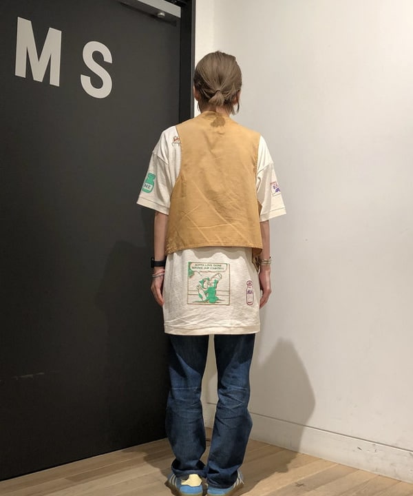 おはぎ(萩原)さんの「BEAMS WOMEN｜ボーイ ベーシック Tシャツ」を使ったコーディネート