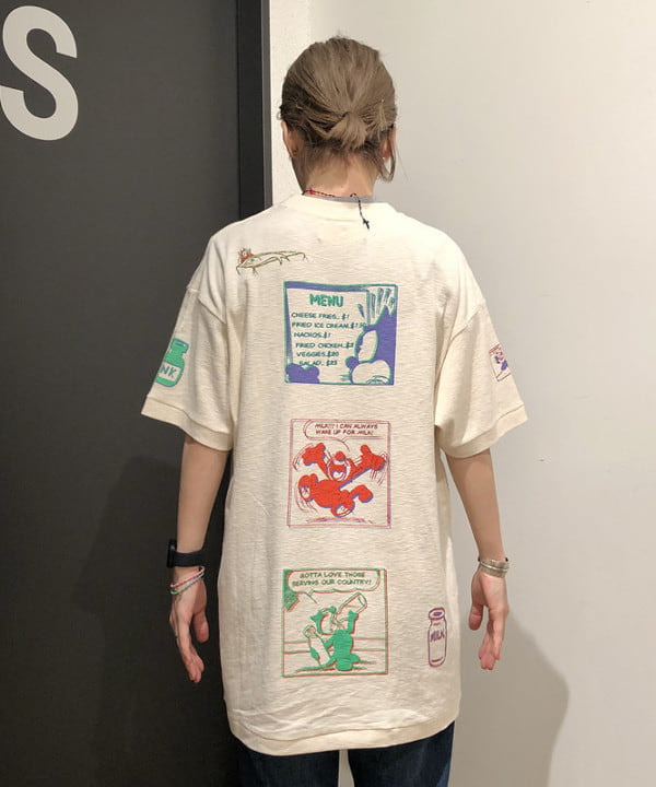 おはぎ(萩原)さんの「BEAMS WOMEN｜ボーイ ベーシック Tシャツ」を使ったコーディネート