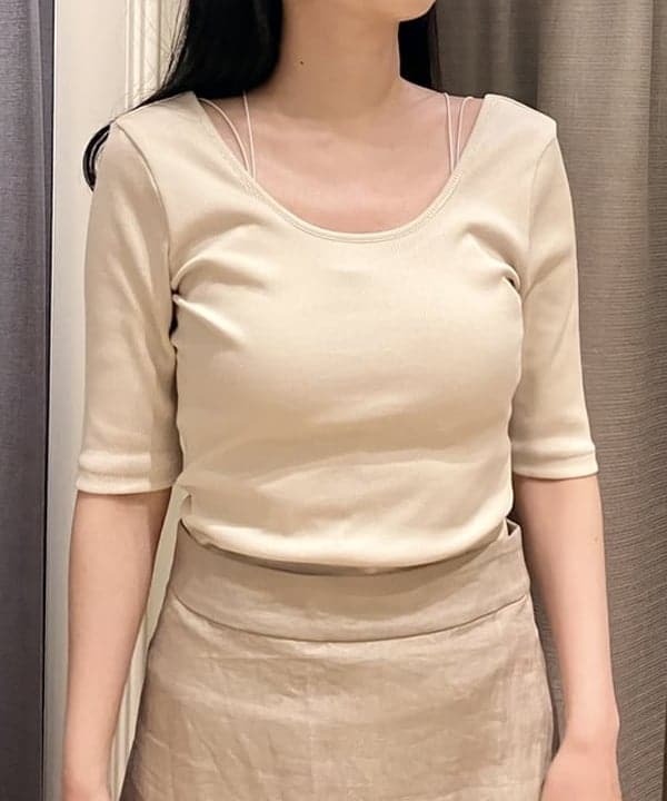 りえさんの「BEAMS WOMEN｜Demi-Luxe BEAMS /  KHADI オーバーシャツ」を使ったコーディネート