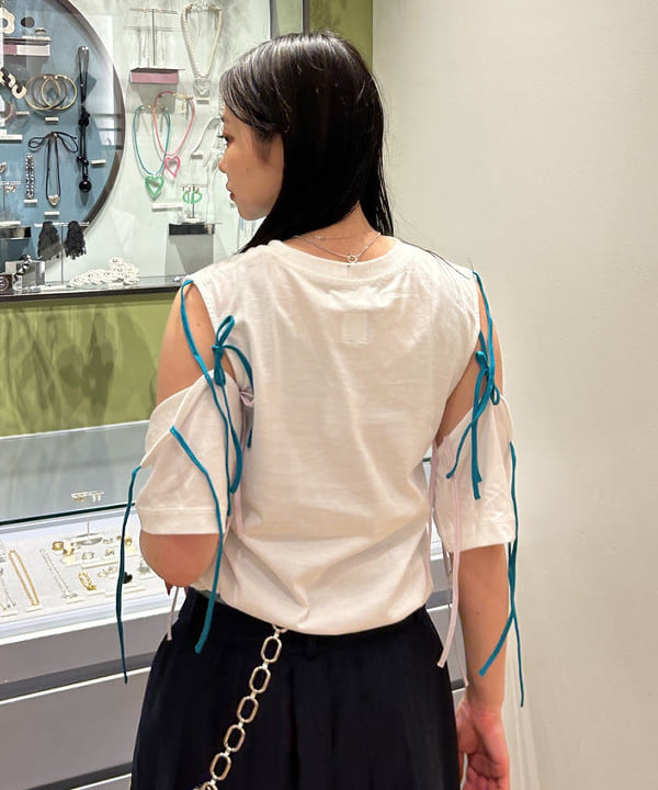 ayaneさんの「BEAMS WOMEN｜FACETASM &times; Ray BEAMS / 別注 Ribbon Tシャツ」を使ったコーディネート