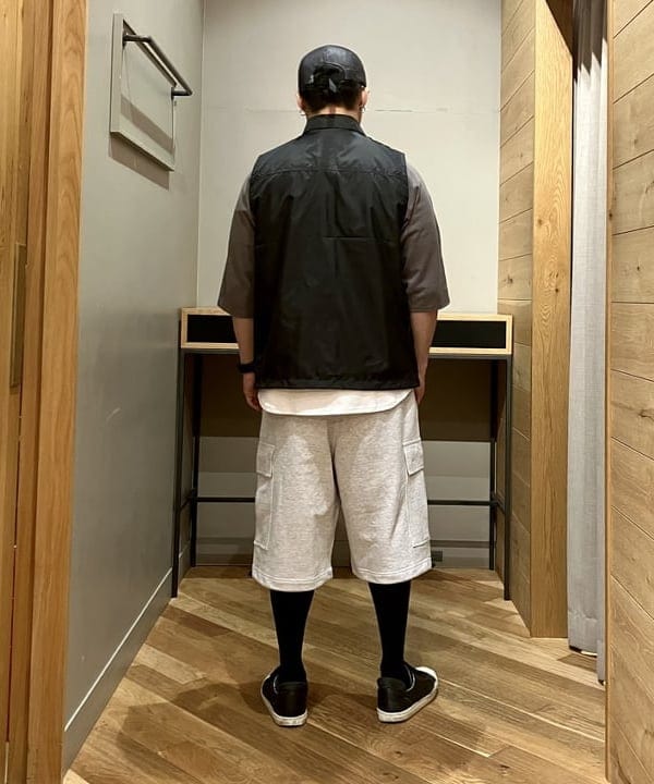 くりちゃんさんの「BEAMS WOMEN｜スウェット カーゴ ショートパンツ」を使ったコーディネート