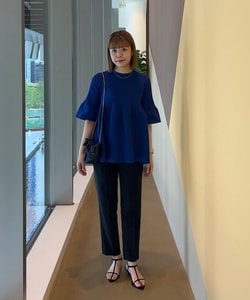 新品タグ付 EFFE BEAMS エッフェビームス クロップドパンツ L