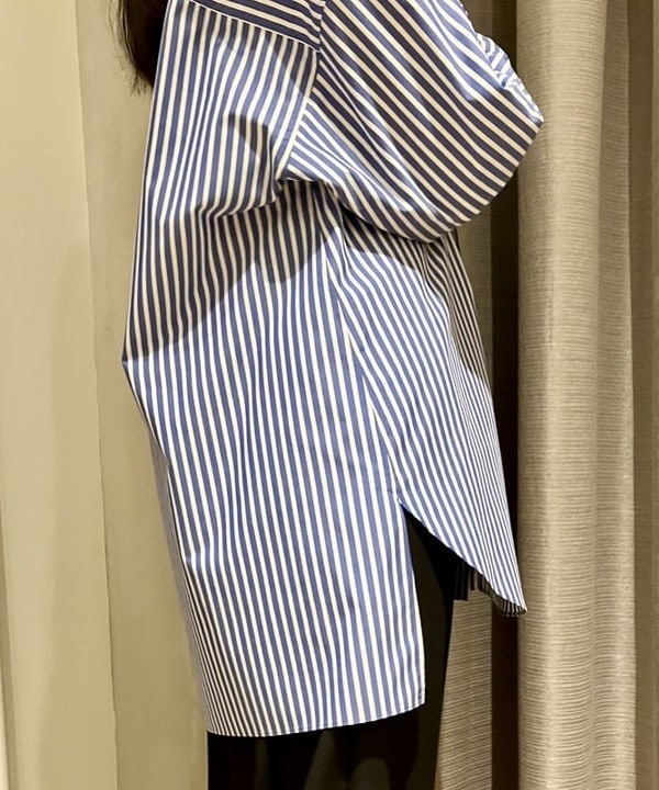 りえさんの「BEAMS WOMEN｜Demi-Luxe BEAMS / ピンタック ジャージー パンツ」を使ったコーディネート