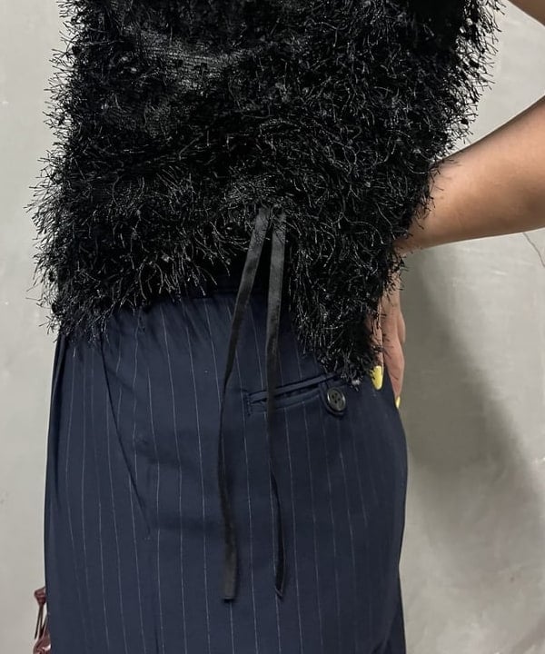 前田 優衣さんの「BEAMS WOMEN｜Ray BEAMS / フリンジ 2Way ノースリーブ トップス」を使ったコーディネート