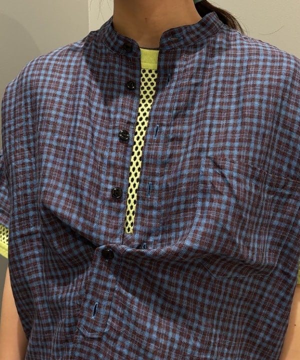 サワイさんの「BEAMS WOMEN｜BEAMS BOY / メッシュ リンガー ショートスリーブ Tシャツ」を使ったコーディネート