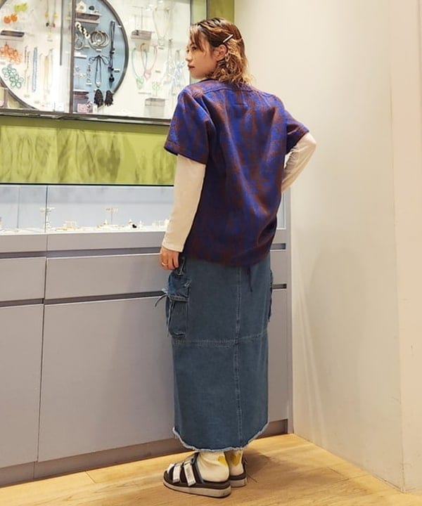 saori KATOさんの「BEAMS WOMEN｜Ray BEAMS / ビーズ ミックス ストーン ネックレス」を使ったコーディネート