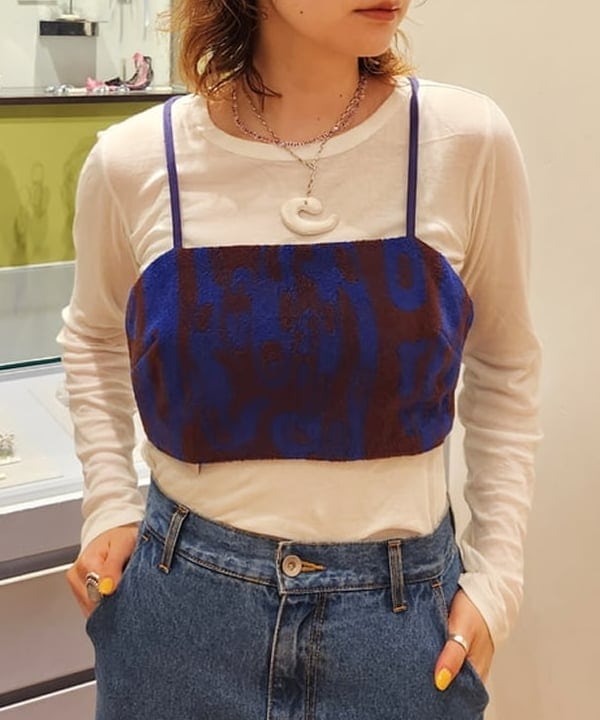 saori KATOさんの「BEAMS WOMEN｜Ray BEAMS / ビーズ ミックス ストーン ネックレス」を使ったコーディネート