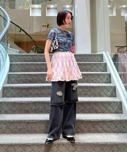 Ray BEAMS（レイ ビームス）YanYan / PLAID PLEATED CHECK SKIRT