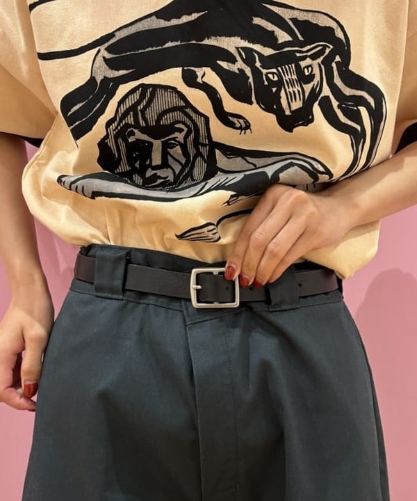 佐々木 南美さんの「BEAMS WOMEN｜BEAMS BOY / 25mm WASH ベルト」を使ったコーディネート